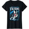imageMarvel Comics Retro Classic Venom Lurking Bust Portrait TShirtBlack
