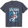 imageMarvel Comics Retro Classic Venom Lurking Bust Portrait TShirtHeather Blue