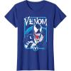 imageMarvel Comics Retro Classic Venom Lurking Bust Portrait TShirtRoyal Blue