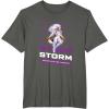 imageMarvel Cosmic Invasion Game Storm XMen Retro Pixel Graphics TShirtAsphalt Grey