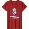 imageMarvel Cosmic Invasion Game Storm XMen Retro Pixel Graphics TShirtCranberry Red
