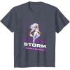 imageMarvel Cosmic Invasion Game Storm XMen Retro Pixel Graphics TShirtHeather Blue