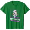 imageMarvel Cosmic Invasion Game Storm XMen Retro Pixel Graphics TShirtKelly Green