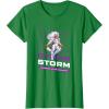 imageMarvel Cosmic Invasion Game Storm XMen Retro Pixel Graphics TShirtKelly Green