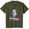 imageMarvel Cosmic Invasion Game Storm XMen Retro Pixel Graphics TShirtOlive Green
