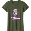 imageMarvel Cosmic Invasion Game Storm XMen Retro Pixel Graphics TShirtOlive Green