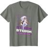 imageMarvel Cosmic Invasion Game Storm XMen Retro Pixel Graphics TShirtOlive Heather