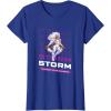 imageMarvel Cosmic Invasion Game Storm XMen Retro Pixel Graphics TShirtRoyal Blue