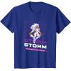 imageMarvel Cosmic Invasion Game Storm XMen Retro Pixel Graphics TShirtRoyal Blue