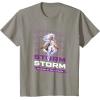 imageMarvel Cosmic Invasion Game Storm XMen Retro Pixel Graphics TShirtSlate Grey