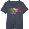 imageMarvel Cosmic Invasion Game Super Hero Select Screen Retro TShirtHeather Blue