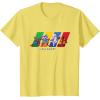 imageMarvel Cosmic Invasion Game Super Hero Select Screen Retro TShirtLemon Yellow