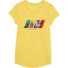imageMarvel Cosmic Invasion Game Super Hero Select Screen Retro TShirtLemon Yellow