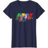 imageMarvel Cosmic Invasion Game Super Hero Select Screen Retro TShirtNavy Blue