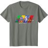 imageMarvel Cosmic Invasion Game Super Hero Select Screen Retro TShirtOlive Heather