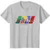 imageMarvel Cosmic Invasion Game Super Hero Select Screen Retro TShirtSilver Grey