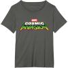 imageMarvel Cosmic Invasion Logo Official Game TShirtAsphalt Grey