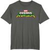 imageMarvel Cosmic Invasion Logo Official Game TShirtAsphalt Grey