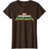 imageMarvel Cosmic Invasion Logo Official Game TShirtBrown