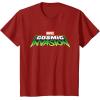 imageMarvel Cosmic Invasion Logo Official Game TShirtCranberry Red