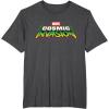 imageMarvel Cosmic Invasion Logo Official Game TShirtDark Heather Grey