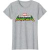 imageMarvel Cosmic Invasion Logo Official Game TShirtHeather Grey