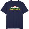 imageMarvel Cosmic Invasion Logo Official Game TShirtNavy Blue