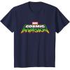 imageMarvel Cosmic Invasion Logo Official Game TShirtNavy Blue