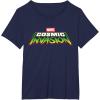imageMarvel Cosmic Invasion Logo Official Game TShirtNavy Blue