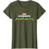 imageMarvel Cosmic Invasion Logo Official Game TShirtOlive Green
