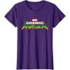 imageMarvel Cosmic Invasion Logo Official Game TShirtPurple