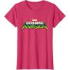 imageMarvel Cosmic Invasion Logo Official Game TShirtRed Heather