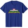 imageMarvel Cosmic Invasion Logo Official Game TShirtRoyal Blue