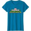 imageMarvel Cosmic Invasion Logo Official Game TShirtSapphire Blue