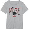 imageMarvel Daredevil Born Again Muse Distressed Bloody Logo TShirtHeather Grey