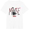 imageMarvel Daredevil Born Again Muse Distressed Bloody Logo TShirtWhite
