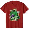 imageMarvel Hulk Incredible Dad Fathers Day TShirtCranberry Red