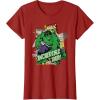 imageMarvel Hulk Incredible Dad Fathers Day TShirtCranberry Red