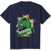 imageMarvel Hulk Incredible Dad Fathers Day TShirtNavy Blue