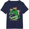 imageMarvel Hulk Incredible Dad Fathers Day TShirtNavy Blue
