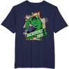 imageMarvel Hulk Incredible Dad Fathers Day TShirtNavy Blue
