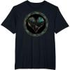 imageMarvel Iron Heart Metallic Heart Vintage Chest Emblem TShirtBlack