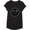 imageMarvel Iron Heart Metallic Heart Vintage Chest Emblem TShirtBlack