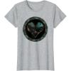 imageMarvel Iron Heart Metallic Heart Vintage Chest Emblem TShirtHeather Grey