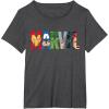 imageMarvel Logo Avengers Super Heroes TShirtDark Heather Grey