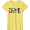 imageMarvel Logo Avengers Super Heroes TShirtLemon Yellow