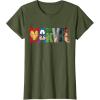 imageMarvel Logo Avengers Super Heroes TShirtOlive Green