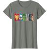 imageMarvel Logo Avengers Super Heroes TShirtOlive Heather