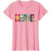imageMarvel Logo Avengers Super Heroes TShirtPink