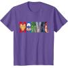 imageMarvel Logo Avengers Super Heroes TShirtPurple Heather